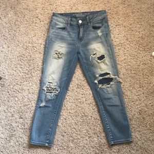 American Eagle high rise jegging crop!